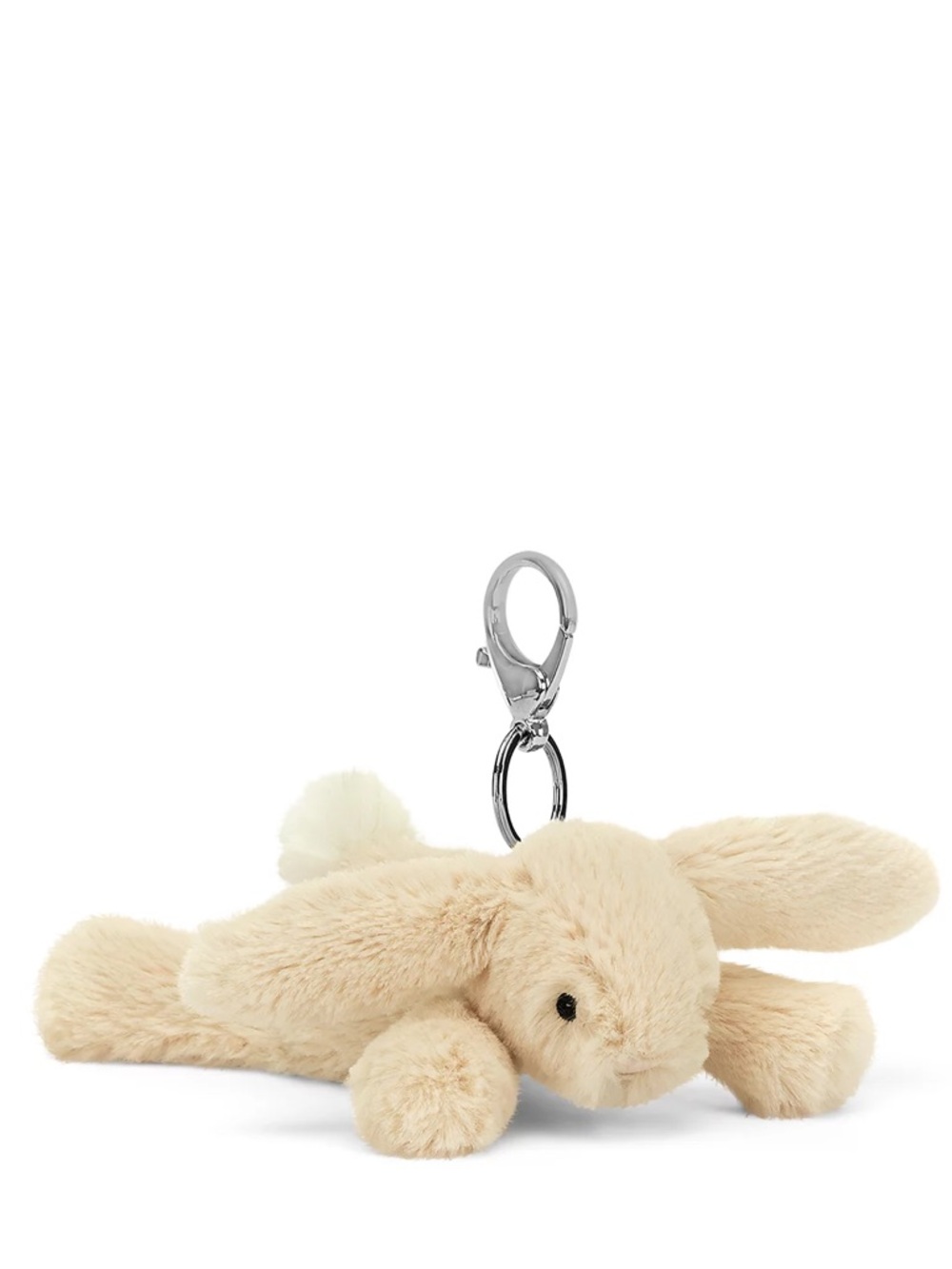 Jellycat Smudge Rabbit Bag Charm JELLYCAT Bunny Charm keychain BEIGE - Picture 3 of 6